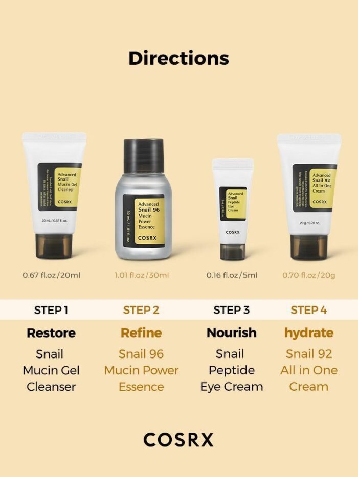 ⁦COSRX All About Snail Kit⁩ - الصورة ⁦3⁩