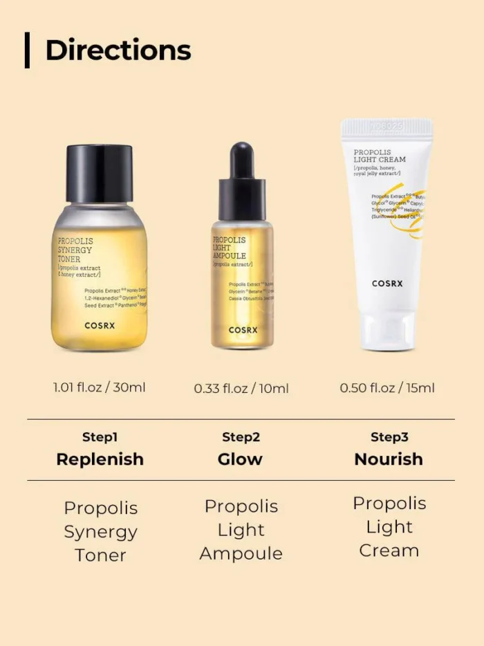 ⁦Cosrx HONEY GLOW KIT- 3 step⁩ - الصورة ⁦7⁩