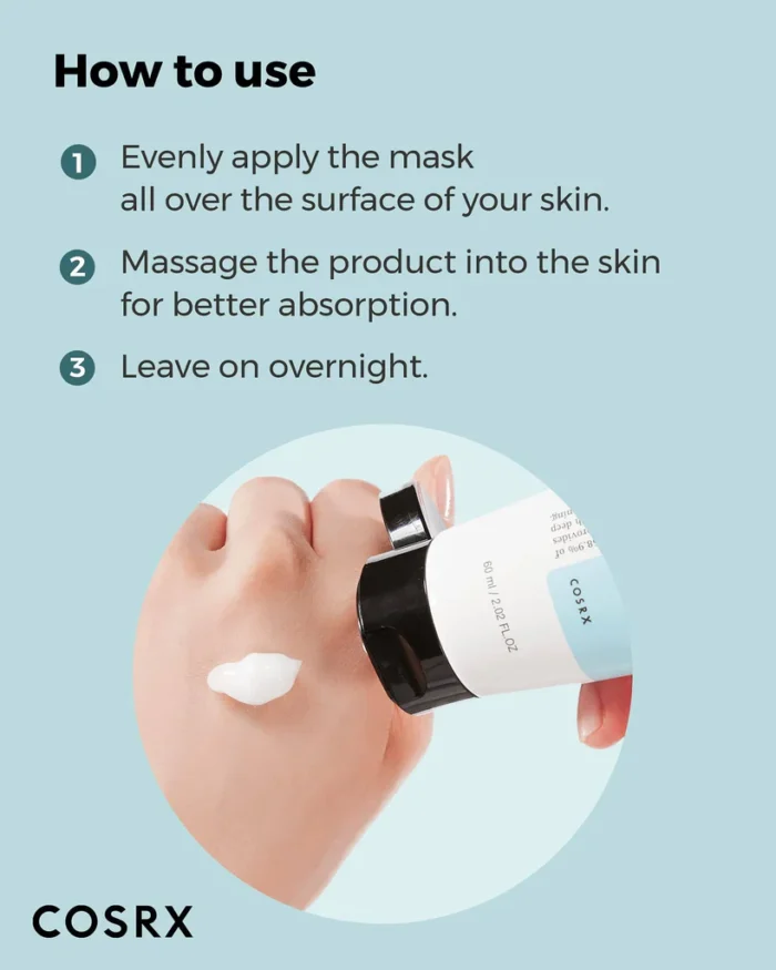 ⁦Cosrx Ultimate Nourishing Rice Overnight Spa Mask⁩ - الصورة ⁦3⁩