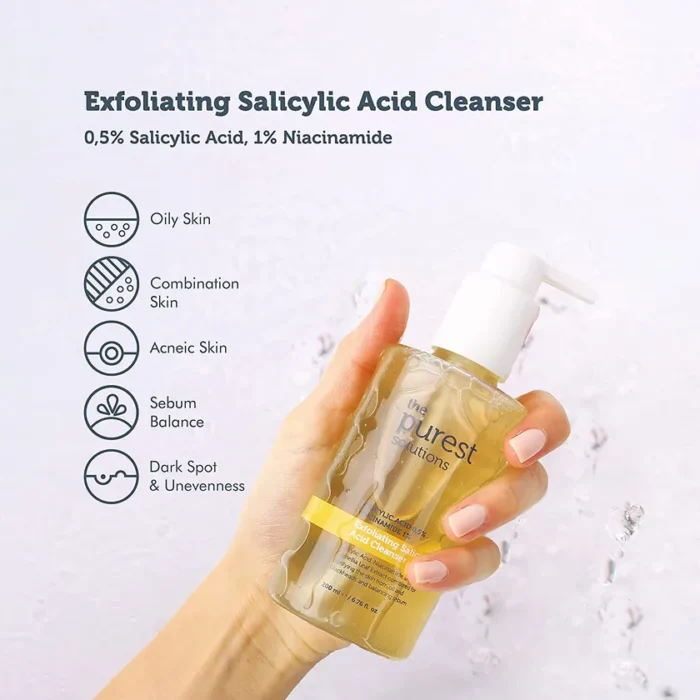⁦The Purest Solution - Exfoliating Salicylic Acid Cleanser - 200ml⁩ - الصورة ⁦4⁩
