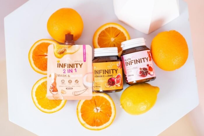 ⁦Gluta Infinity Vitamin C & Zinc 1000mg⁩ - الصورة ⁦3⁩
