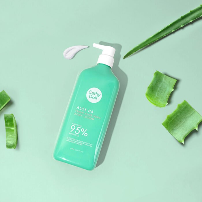 ⁦Cathy Doll Aloe Ha Fresh Aloe Vera Body Lotion 450ml‏⁩ - الصورة ⁦3⁩