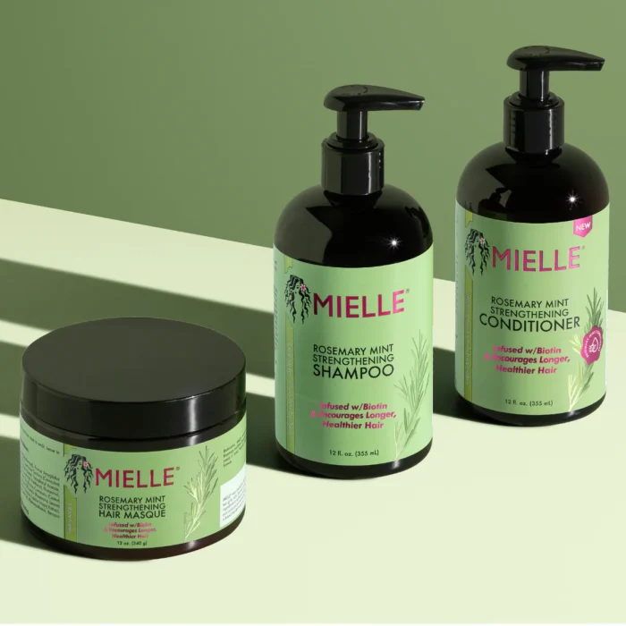 ⁦Mielle, Strengthening Conditioner & shampoo, Rosemary Mint Blend⁩ - الصورة ⁦3⁩
