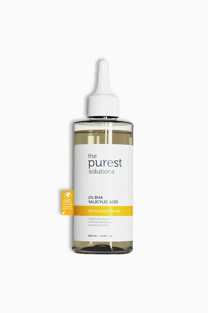 ⁦The Purest Solutions Oil Control Toner 2% BHA Salicylic Acid 200 ml⁩ - الصورة ⁦2⁩