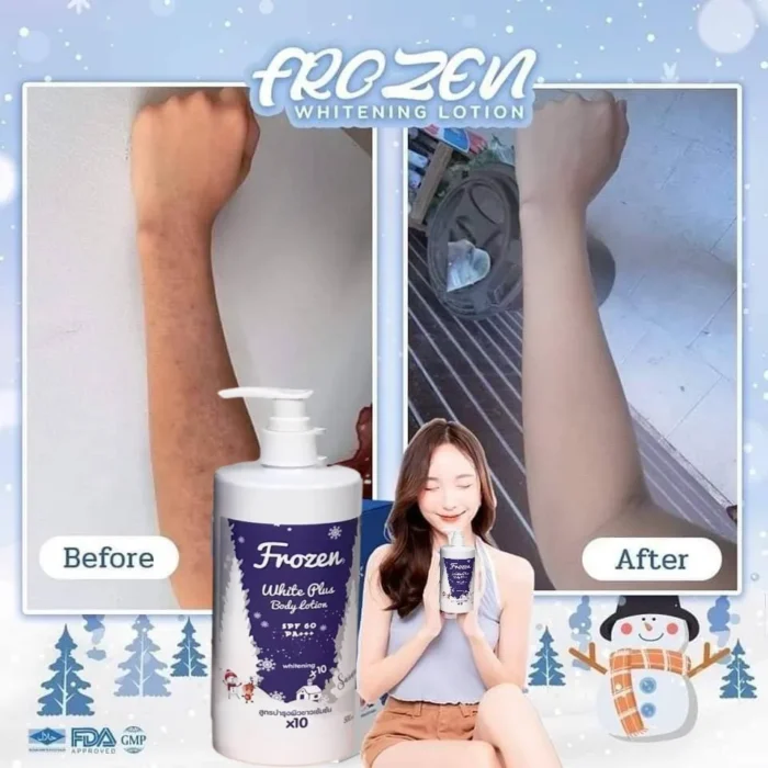 ⁦Frozen White Plus Body Lotion 500ml⁩ - الصورة ⁦3⁩