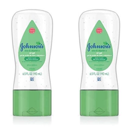 Johnson & Johnson Baby Gel Oil with Aloe Vitamin E, 6.5 Ounces 192ml