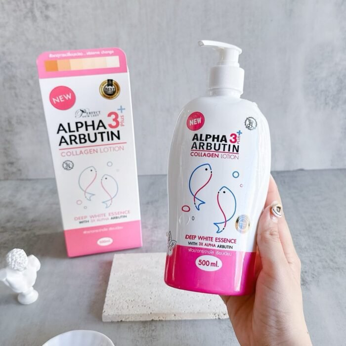 ⁦Alpha 3 Arbutin Plus Collagen Lotion 500ml⁩ - الصورة ⁦4⁩