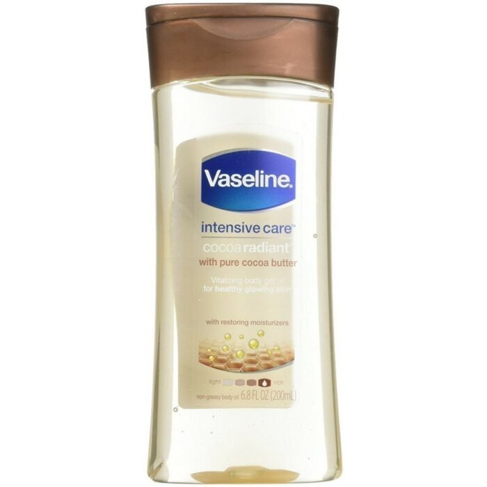 Vaseline Intensive Care Body Gel Oil, Cocoa Radiant, 6.8 oz 200ml
