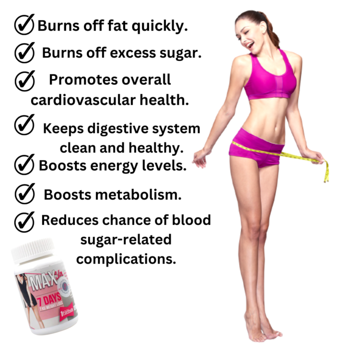 ⁦Max Slim 7 Days 7 kg Weight Loss Contains 30 capsules⁩ - الصورة ⁦2⁩