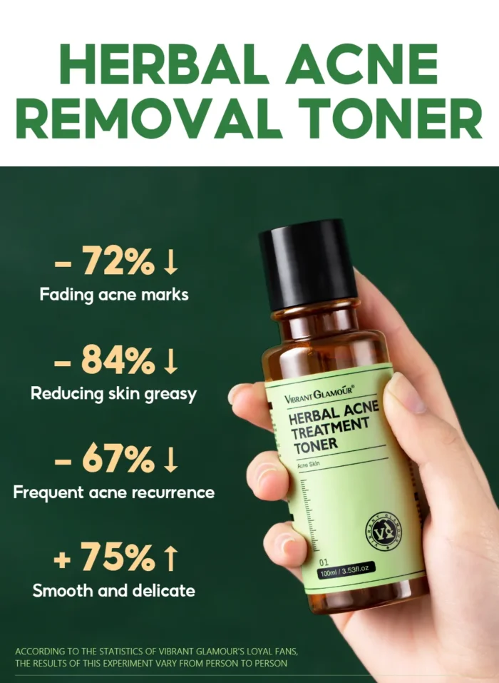 ⁦VIBRANT GLAMOUR Herbal Acne Treatment Toner Reduce Pimple 100ml 0 Reviews⁩ - الصورة ⁦4⁩