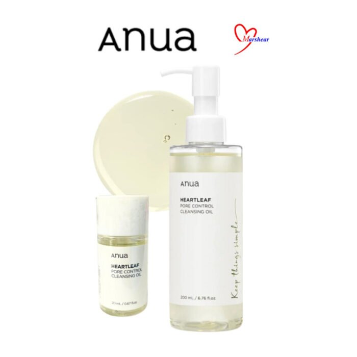 ⁦ANUA , Heartleaf Pore Control Cleansing Oil , (20 ml) & (200 ml)⁩ - الصورة ⁦2⁩