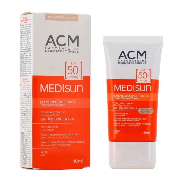 ACM Laboratoire Medisun Tinted Mineral Cream SPF50+ Light Tint 40ml