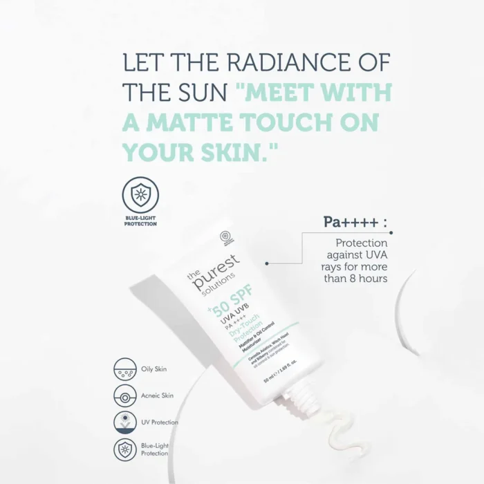 ⁦THE PUREST SOLUTIONS SPF50 + Dry Touch Protection Cream 50 ml⁩ - الصورة ⁦2⁩