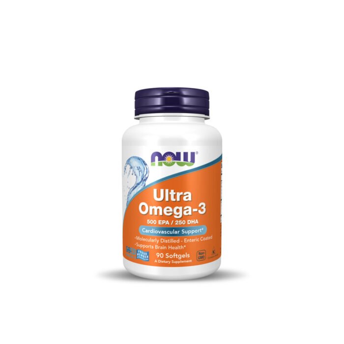 NOW | Ultra Omega-3 Fish Oil  Cardiovascular Support