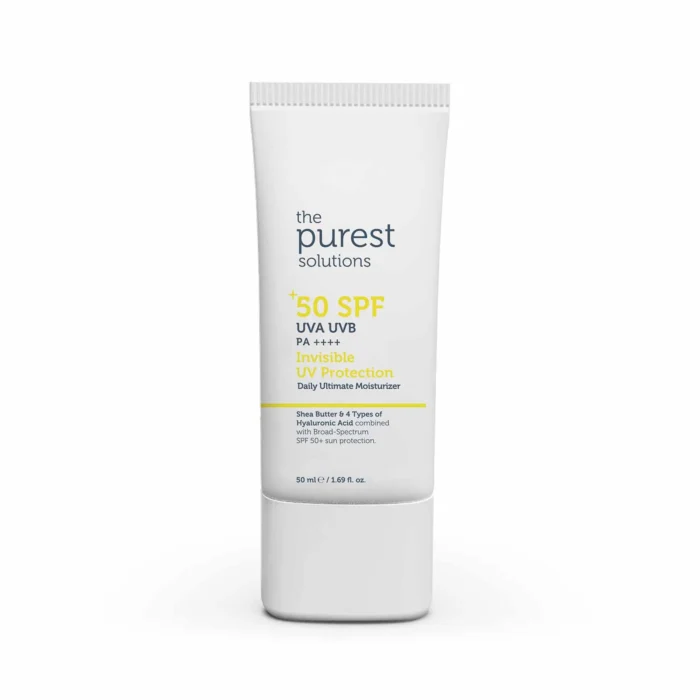 ⁦The Purest Solutions Invisible UVA/UVB Sunscreen SPF 50 for Normal Skin, 50ml⁩ - الصورة ⁦3⁩