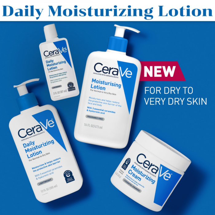 CeraVe Daily Moisturizing Lotion for Dry to Very Dry Skin