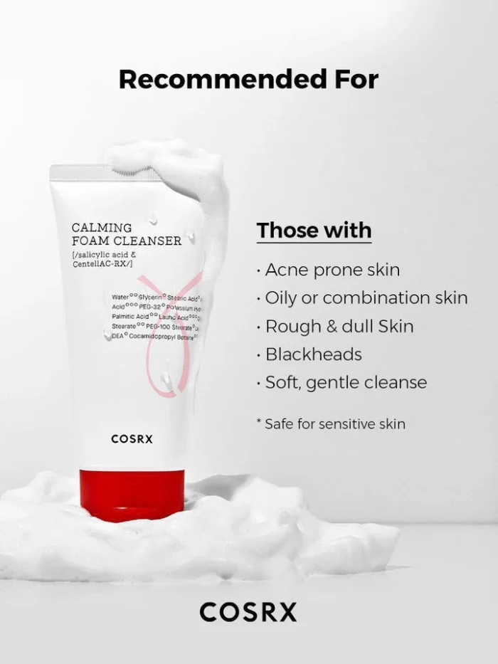 ⁦Calming Foam Cleanser \ salicylic acid & CentellAC-RX⁩ - الصورة ⁦4⁩