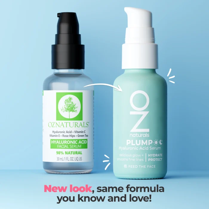 OZNaturals Plump Hyaluronic Acid Serum - Plumping and Hydrating Serum -