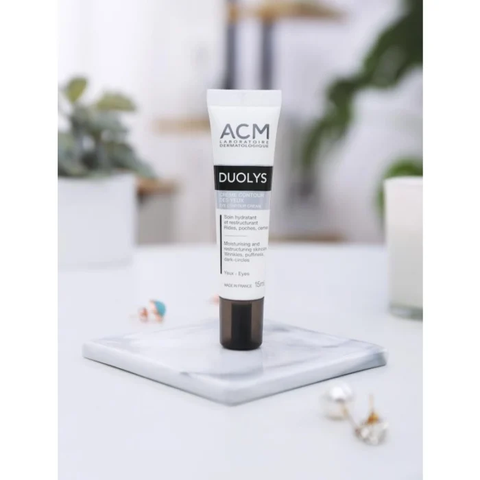 ⁦ACM Duolys Eye Contour Cream For Eye Puffiness, Wrinkles & Dark Circles 15ml⁩ - الصورة ⁦4⁩