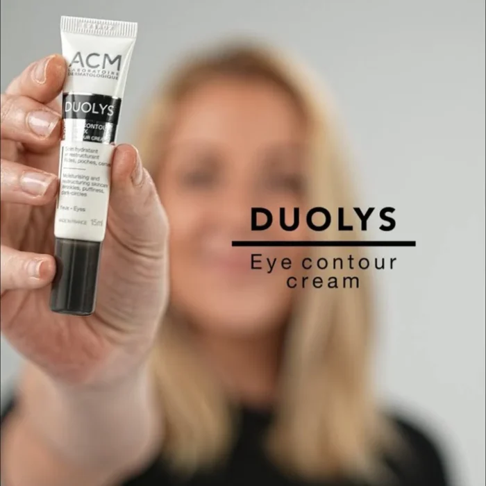 ⁦ACM Duolys Eye Contour Cream For Eye Puffiness, Wrinkles & Dark Circles 15ml⁩ - الصورة ⁦3⁩