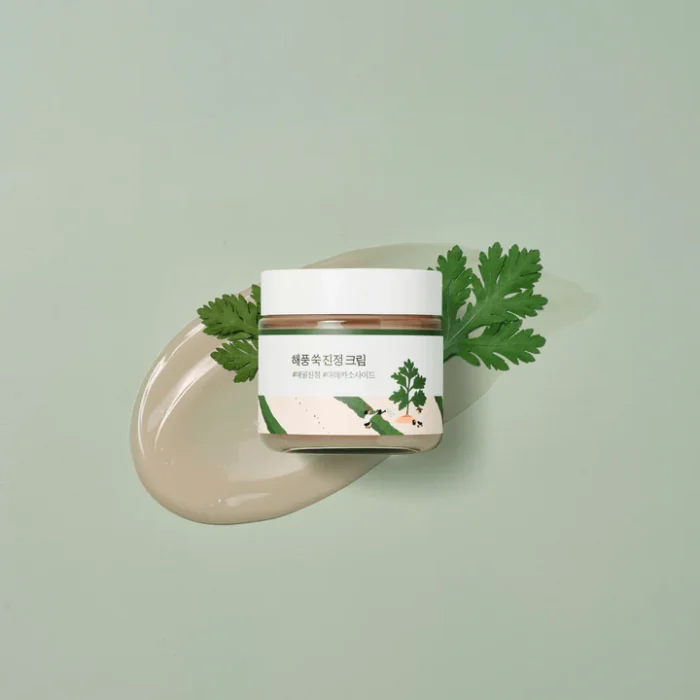 ⁦Mugwort Calming Cream - ROUND LAB⁩ - الصورة ⁦5⁩