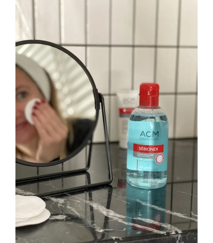 ⁦ACM Sebionex Micellar Wash and Make-up Remover for Face and Eyes 250 ml⁩ - الصورة ⁦2⁩