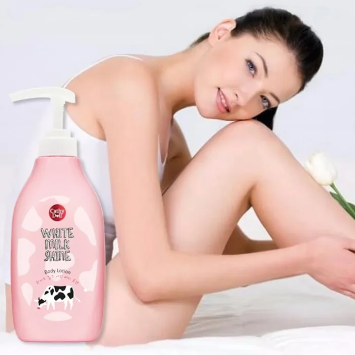 ⁦White Milk Shine Body Lotion - 450ml⁩ - الصورة ⁦3⁩