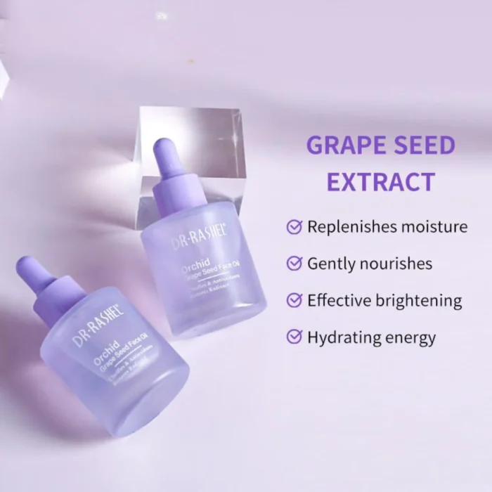 ⁦Dr. Rashel Orchid Grape Seed Face Oil⁩ - الصورة ⁦2⁩