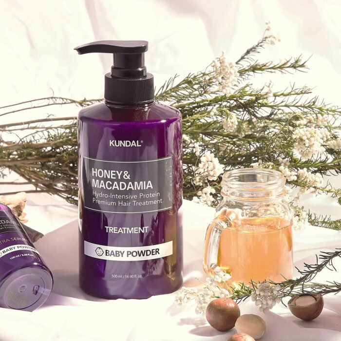 ⁦Kondal Honey and Macadamia Hair Treatment 500 ml – with baby powder⁩ - الصورة ⁦3⁩