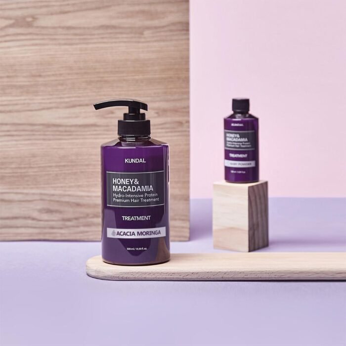 Kondal Excellent Natural Hair Treatment with Honey and Macadamia Hydro Intensive Protein - 500 ml (Acacia Moringa)