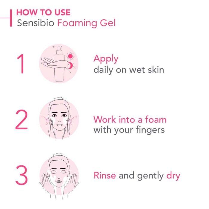 ⁦Bioderma Sensibio - Foaming Gel - Cleanser and make-up remover⁩ - الصورة ⁦7⁩