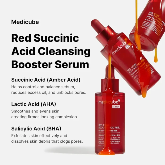 ⁦[Medicube] Red Acne Succinic Acid Peel 40ml⁩ - الصورة ⁦2⁩