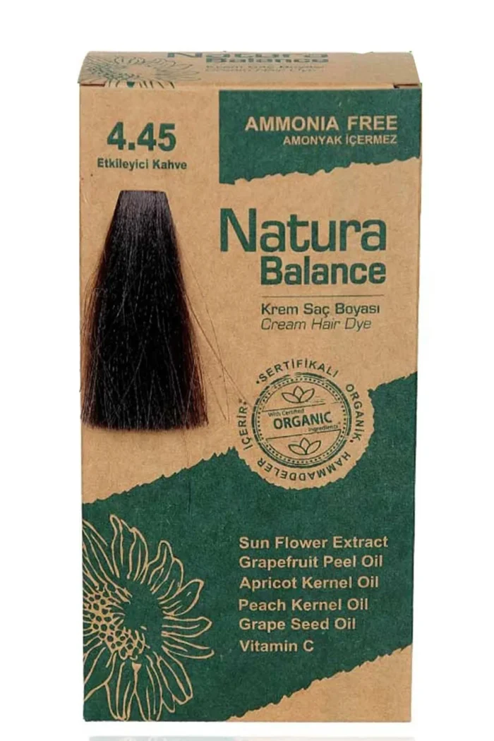 Natura Balance hair dye (4.45) Mocha