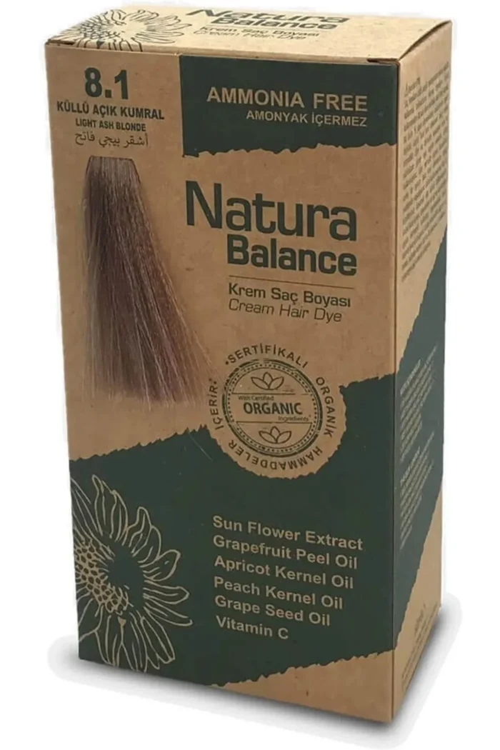 Natura Balance hair dye (8.1) light beige blond