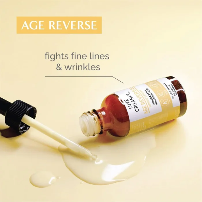 ⁦Luxe Organix Age Reverse Serum Vitamin A 2.5% 30ml⁩ - الصورة ⁦2⁩
