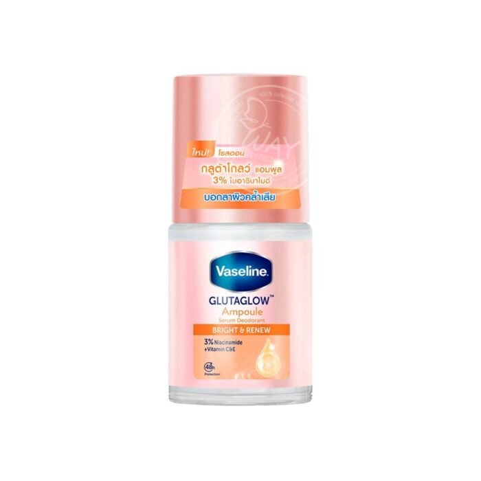 Vaseline Roll-On Serum GlutaGlow Ampoule Deodorant Bright Renew