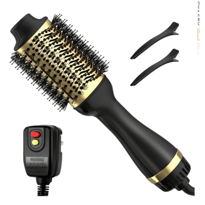 ⁦SY-BD08 Hair Dryer Brush Blow Dryer Brush in Gold⁩ - الصورة ⁦4⁩