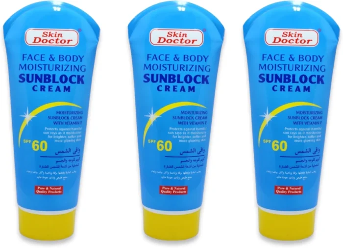 ⁦Skin Doctor Sunscreen Cream SPF 60 for Body and Face (170 ml)⁩ - الصورة ⁦2⁩