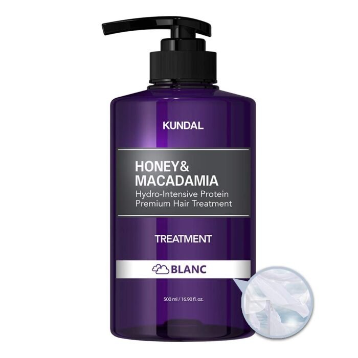Kondal - Premium Natural Hair Treatment with Honey, Macadamia and Intense Protein Hydrolyzer 500ml (White)
