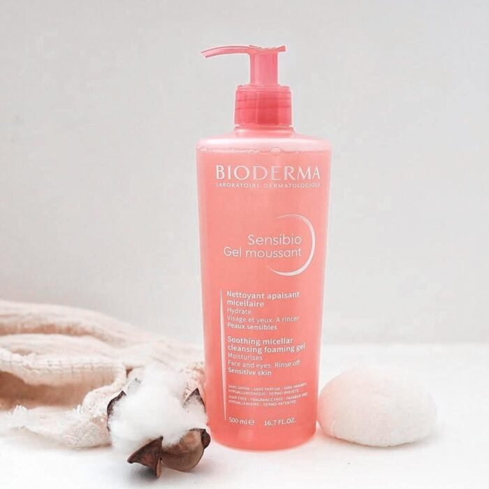 ⁦Bioderma Sensibio - Foaming Gel - Cleanser and make-up remover⁩ - الصورة ⁦2⁩