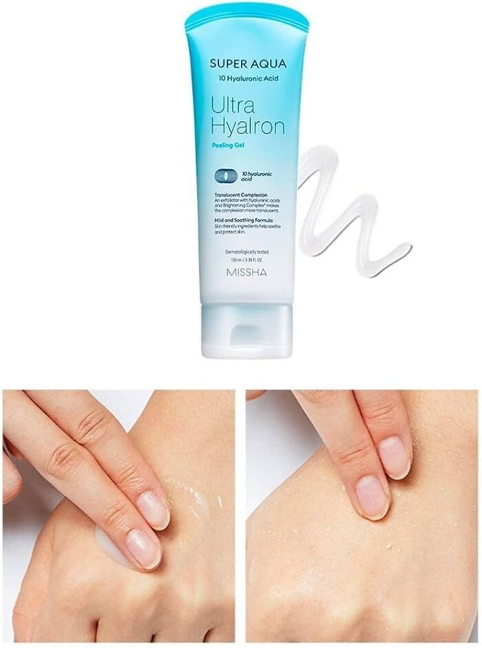 ⁦Missha Super Aqua Ultra Hyaluron Peeling Gel 100ml⁩ - الصورة ⁦2⁩