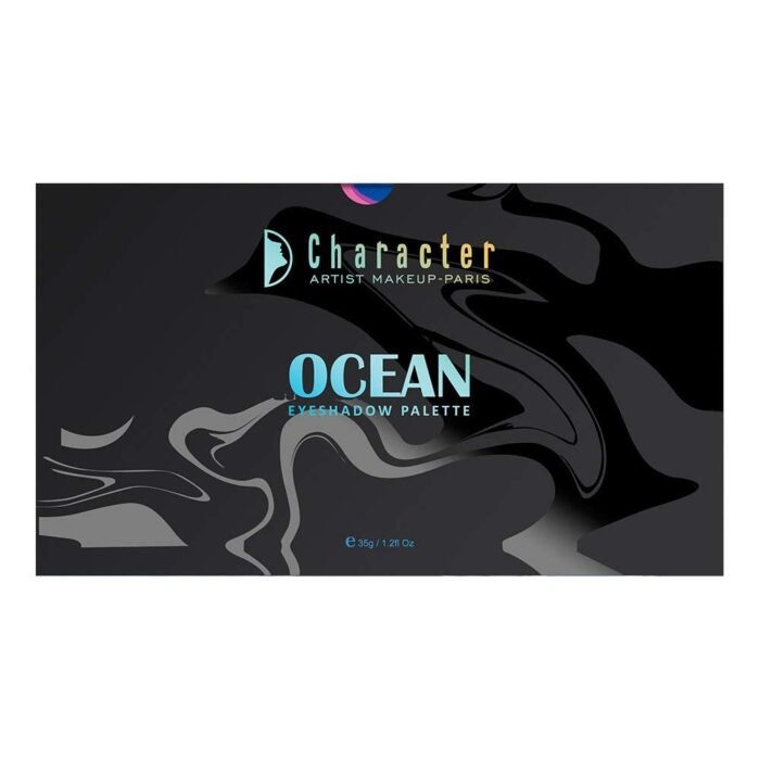 ⁦Character 28 Color Eyeshadow Palette Ocean⁩ - الصورة ⁦3⁩
