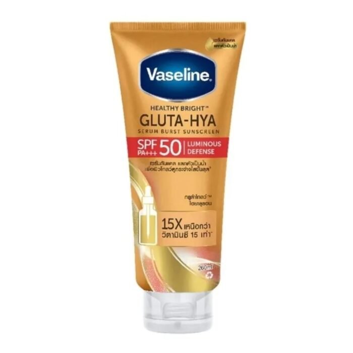 ⁦Vaseline Healthy Bright Gluta Haya Burst Lotion Pro Age Restore 300ml.⁩ - الصورة ⁦3⁩