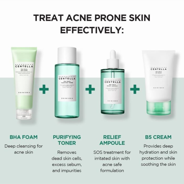 ⁦SKIN1004 Madagascar Centella Tea-Trica B5 Cream⁩ - الصورة ⁦5⁩