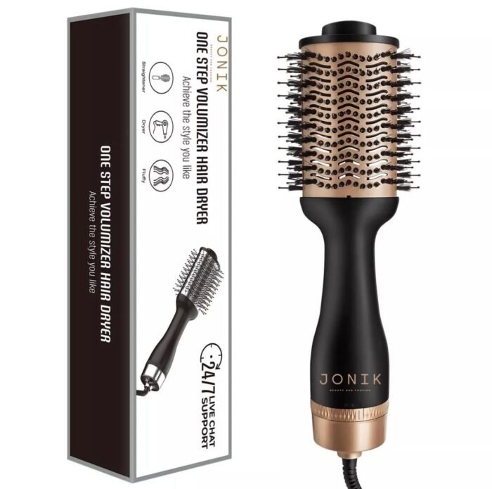 ⁦SY-BD08 Hair Dryer Brush Blow Dryer Brush in Gold⁩ - الصورة ⁦2⁩