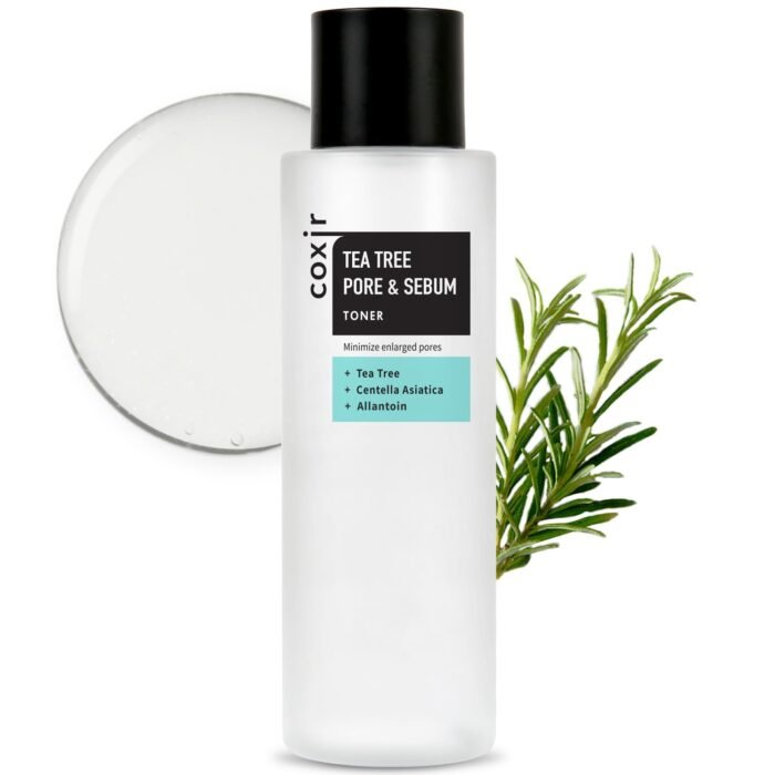 coxir Tea Tree Pore & SEBUM Toner | Volcanic Water Toner, Oil Balance, Pore Minimizer, Sebum Control