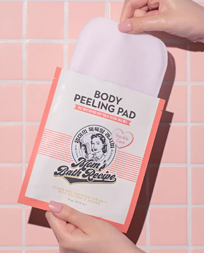 ⁦Mom's Bath Recipe Body Peeling Pad Trouble Care 25ml⁩ - الصورة ⁦2⁩