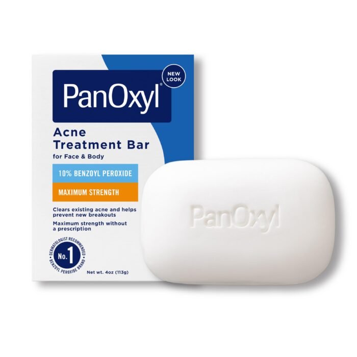 Panoxyl bar for acne treatment
