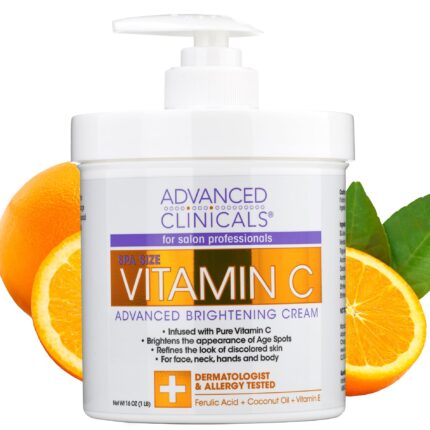 Moisturizing cream with vitamin C