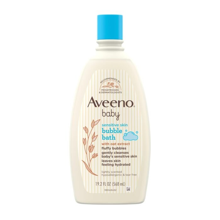 Aveeno Baby bubble wash for sensitive skin with oat extract